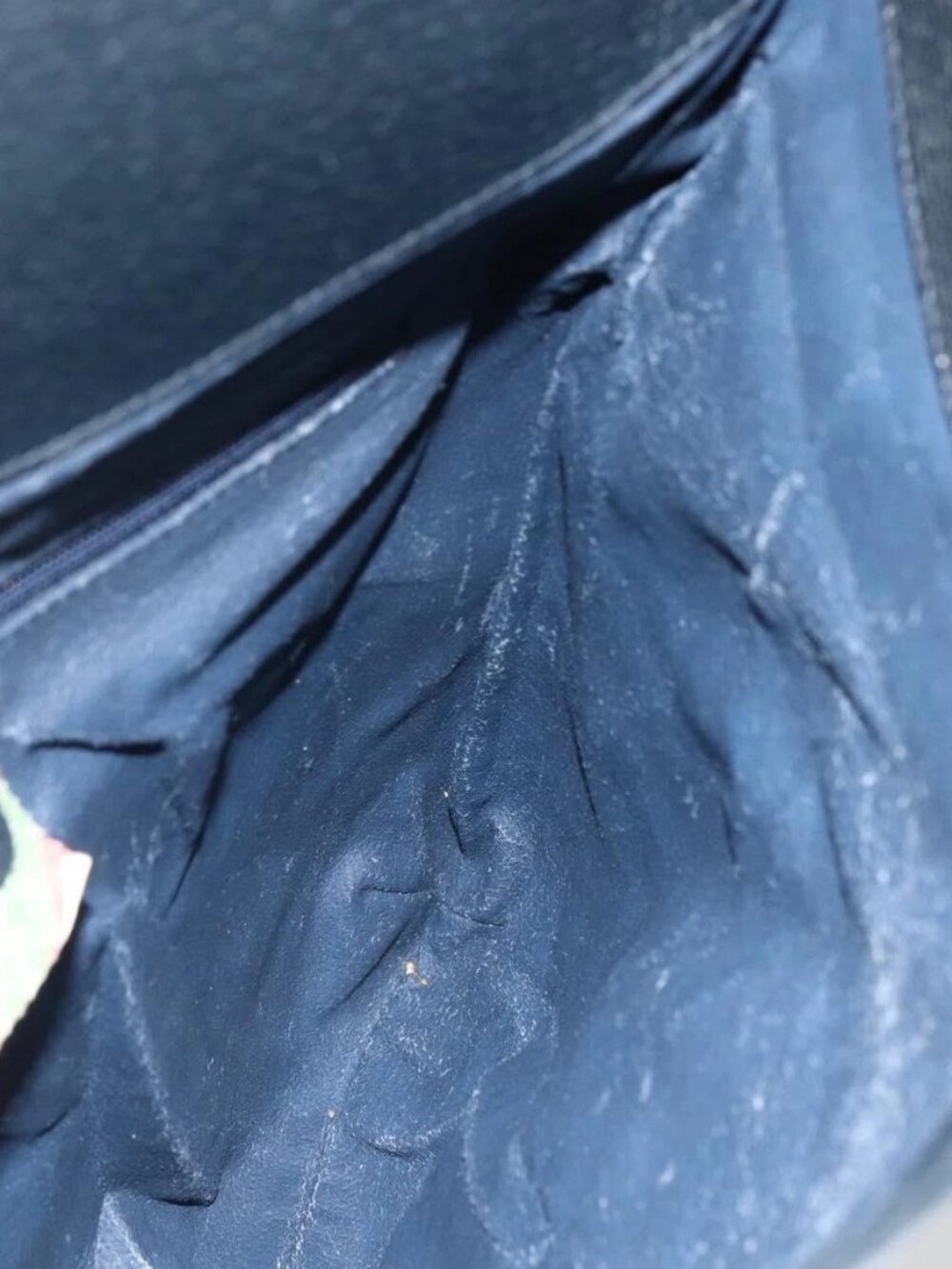 GUCCI GG Supreme Clutch Bag PVC Navy - Picture 11 of 15